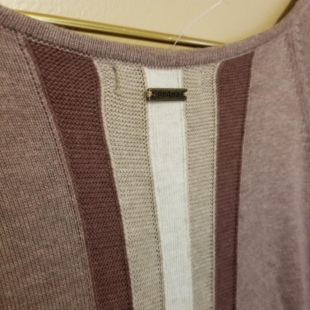 prAna Yarrah Dress Nude Blush Pink Colorblocked - Picture 2 of 8